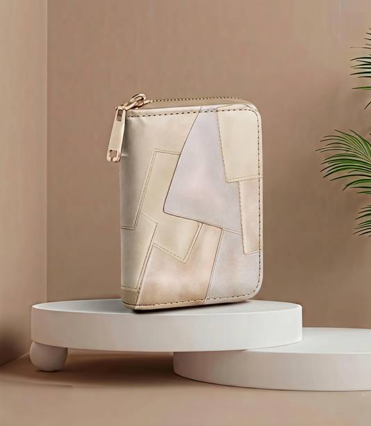 Women Travel, Evening/Party, Casual, Trendy White Artificial Leather Wallet