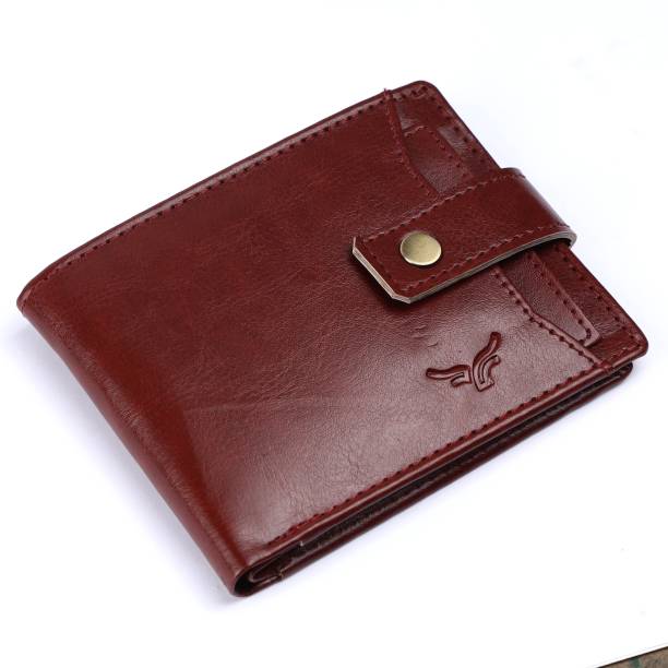 ertte Men Casual Brown Artificial Leather Wallet