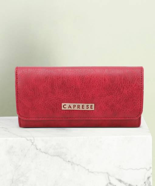 Caprese Women Red Artificial Leather Wallet
