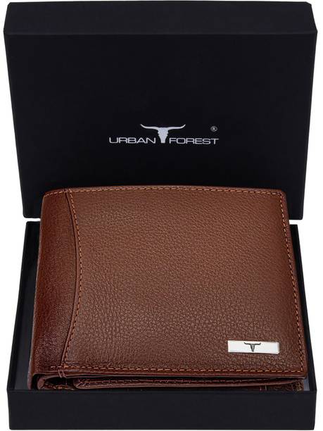 URBAN FOREST Men Tan Genuine Leather Wallet