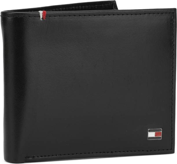 Men Formal Black Genuine Leather Wallet - Mini