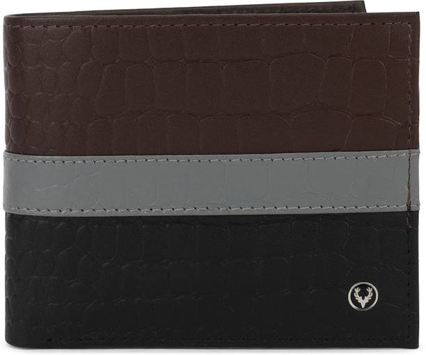 Men Casual Black, Brown Genuine Leather Wallet