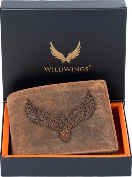 Men Casual, Ethnic, Evening/Party, Formal, Travel, Trendy Brown Genuine Leather RFID  Wallet