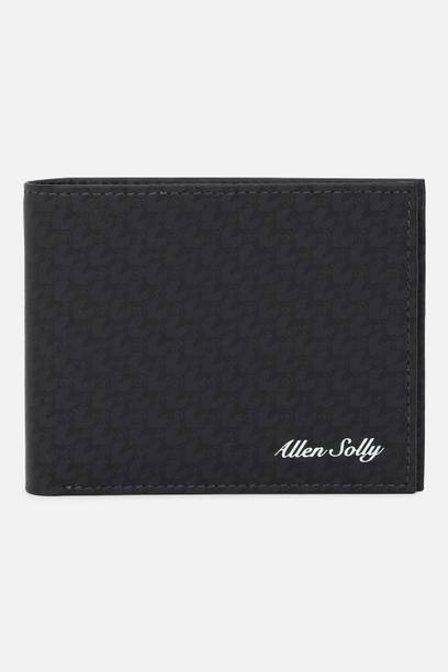 Men Blue Genuine Leather Wallet