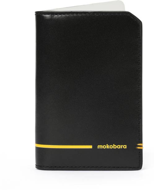 Men & Women Casual Black Genuine Leather RFID  Card Holder