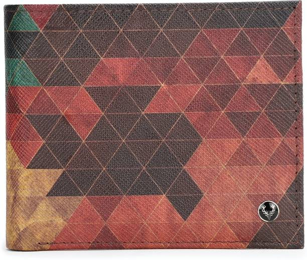 Men Casual Multicolor Genuine Leather Wallet