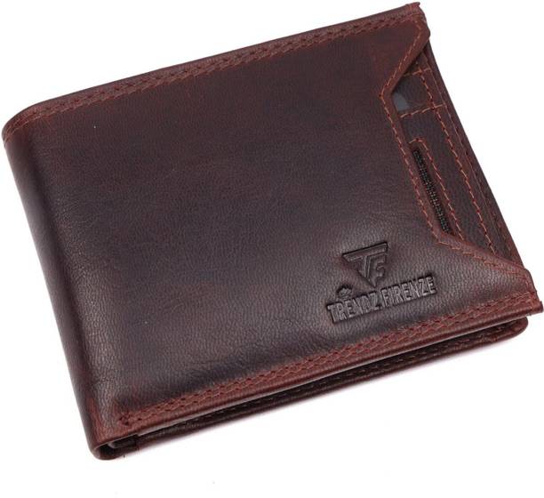 Men Casual, Evening/Party, Formal, Travel Brown Genuine Leather RFID  Wallet