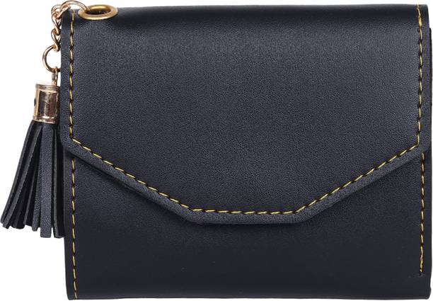 Women Formal, Travel, Casual Black Artificial Leather Wrist Wallet