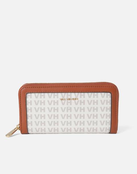 VAN HEUSEN - Women Beige Genuine Leather Wallet