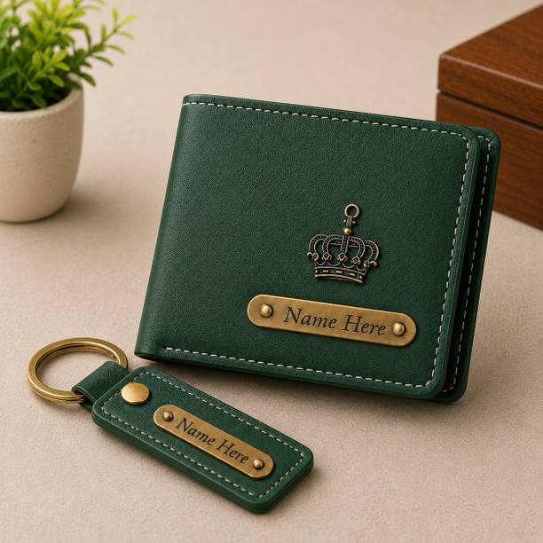 Nyvara Men Casual, Ethnic, Evening/Party, Formal, Travel, Trendy Green Artificial Leather Wallet