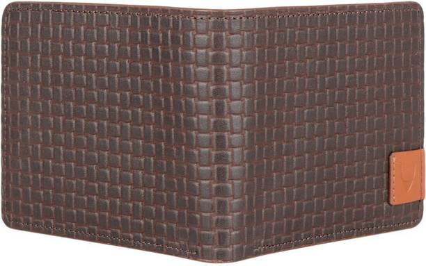 Men Casual Brown Genuine Leather RFID  Wallet - Regular Size