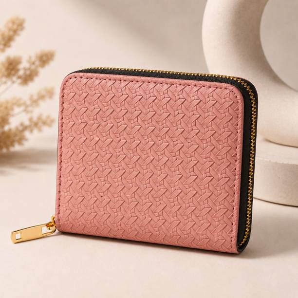 Women Casual, Evening/Party, Formal, Travel, Trendy Pink Artificial Leather Wallet