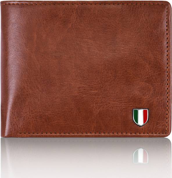 Men Casual, Ethnic, Formal Tan Artificial Leather Wallet - Mini