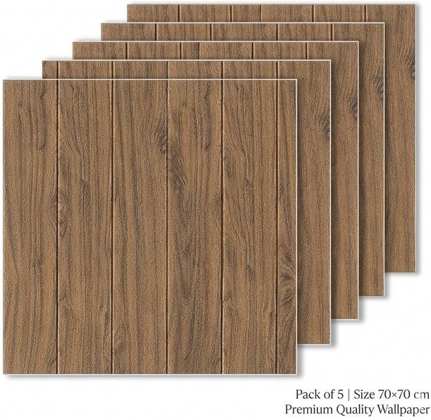 KHODIYAR ENTERPRISES 70 cm x 70 cm Waterproof Decorative PVC Wallpaper