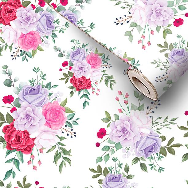 BDM Floral & Botanical Multicolor Wallpaper