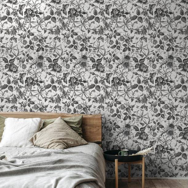 doodad 300 cm x 40 cm Waterproof Floral & Botanical Vinyl Wallpaper
