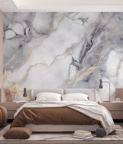 Peijinsart Vinyl Decorative White Wallpaper