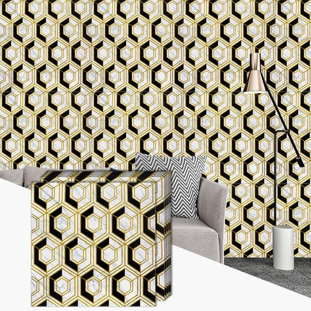 WrapWall 70 cm x 70 cm Waterproof Architecture Vinyl Wallpaper