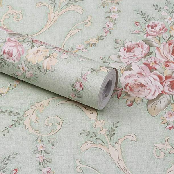 KAAF Floral & Botanical Green Wallpaper