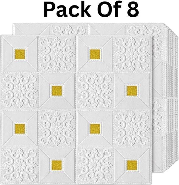 Twishaimperial Vinyl Decorative White Wallpaper