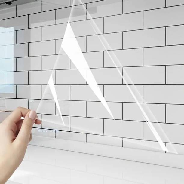 WallDaddy 200 cm Self Adhesive Wallpaper WaterProof Oil Proof Wallpaper For Kitchen, Furniture Self Adhesive Sticker