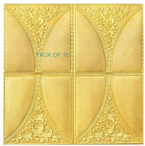 b7 Creations Paper, Fabric Decorative Gold Wallpaper