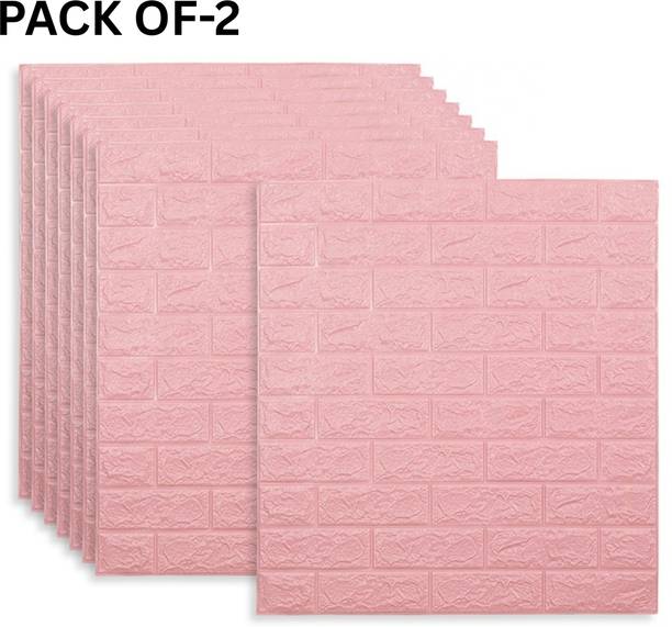 KESHAVART Vinyl Abstract Pink Wallpaper