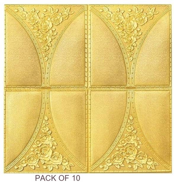 b7 Creations Paper, Fabric Decorative Gold Wallpaper