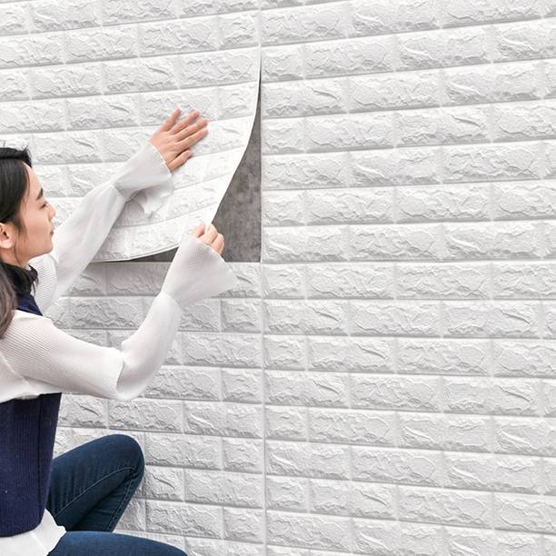 wewell Decorative White Wallpaper