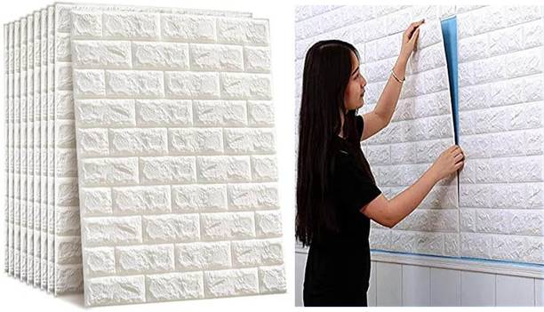 WALLVEAR 77 cm x 70 cm Waterproof Decorative Vinyl Wallpaper