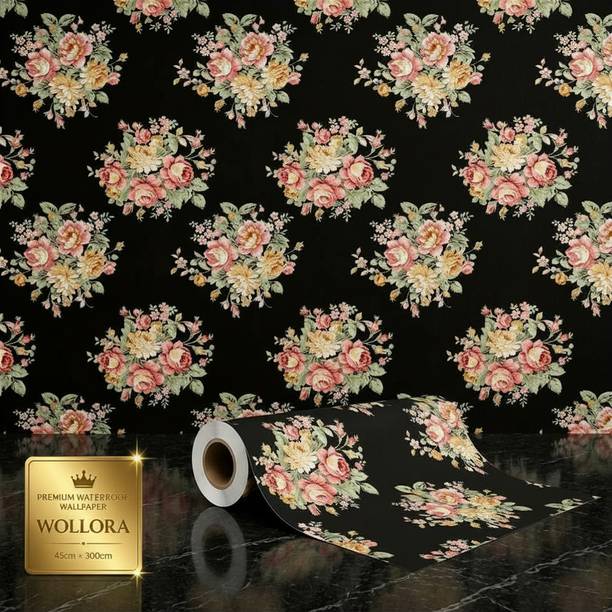 Wollora Decor 300 cm x 45 cm Waterproof Decorative Paper Wallpaper