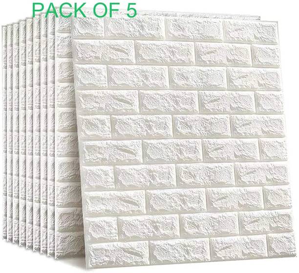 KNENTERPRISE 77 cm x 70 cm Waterproof Abstract Embossed Wallpaper