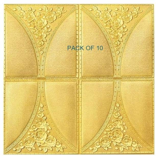 b7 Creations Paper, Fabric Decorative Gold Wallpaper