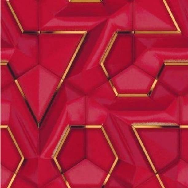 ऑरोरा शॉप डेकोरेटिव लाल वॉलपेपर
