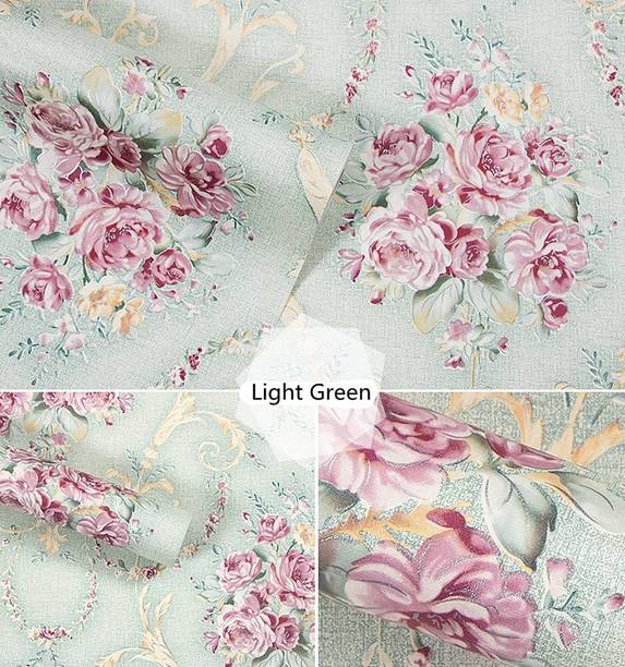 RedBloom 250 cm x 45 cm Waterproof Abstract Vinyl Wallpaper