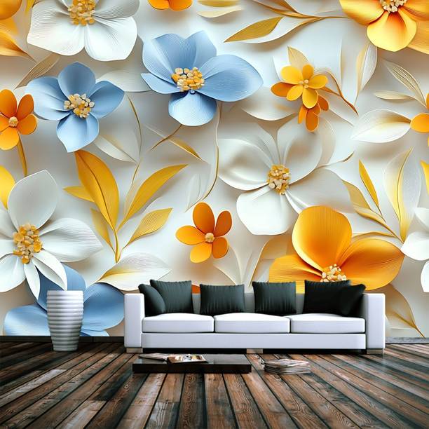 MKP Design 185 cm x 45 cm Waterproof Floral & Botanical PVC, Vinyl Wallpaper