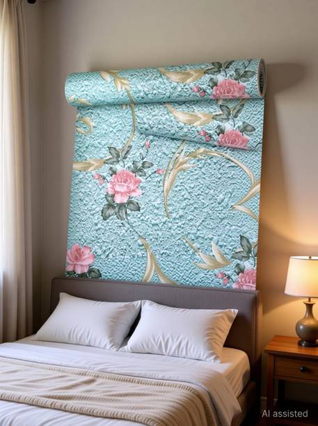 Anna Stella 304 cm Wall Stickers Waterproof & 100% Removable PVC Wallpaper(304.8x45.72CM) Self Adhesive Sticker