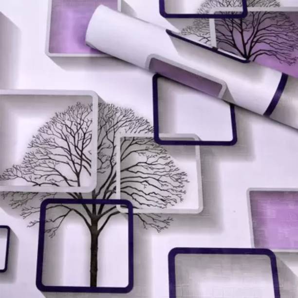 Pringo Abstract Purple Wallpaper