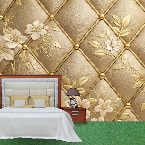 BalajiwallDecor 40 cm x 200 cm Waterproof Floral & Botanical Vinyl Wallpaper