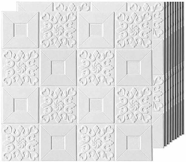 zontic 77 cm x 70 cm Architecture Embossed Wallpaper