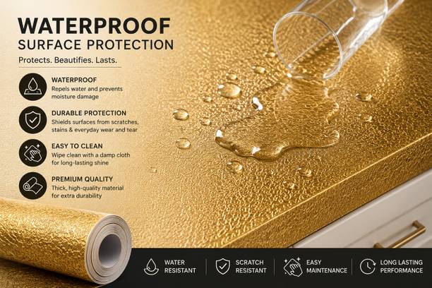 Hanumant Creation 200 cm x 60 cm Waterproof Decorative Vinyl Wallpaper
