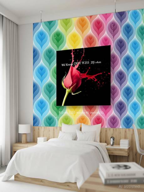 We Kreate 255 cm x 45 cm Waterproof Decorative Vinyl Wallpaper