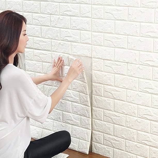 Diseno Vinyl Abstract White Wallpaper