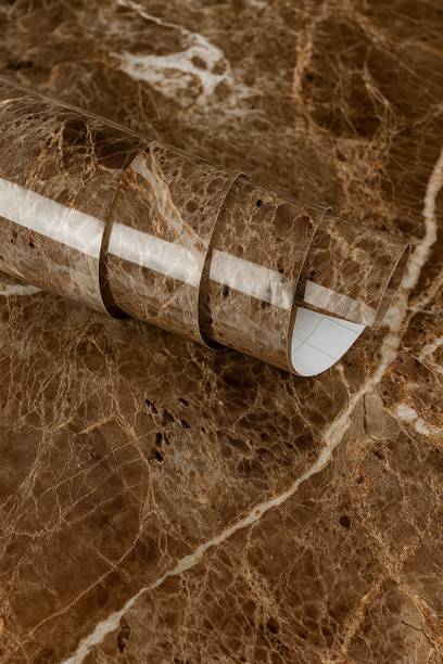 Peijinsart Vinyl Decorative Brown Wallpaper