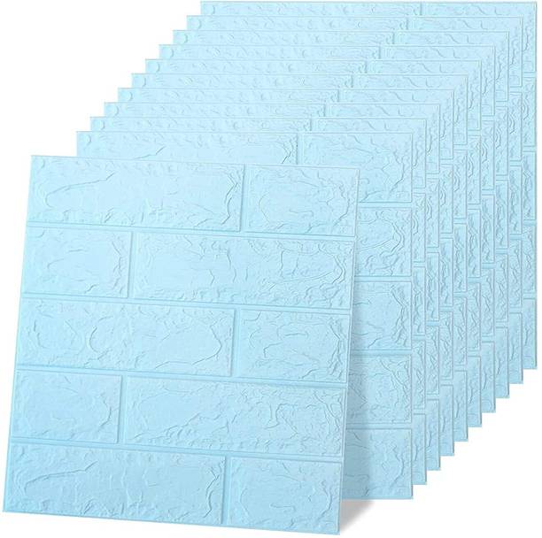 Floppy Decorative Blue Wallpaper