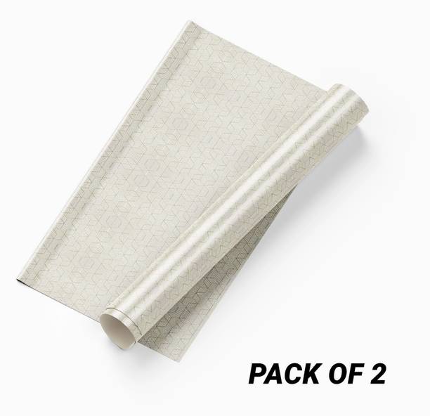 FOKRIM Vinyl Decorative White Wallpaper