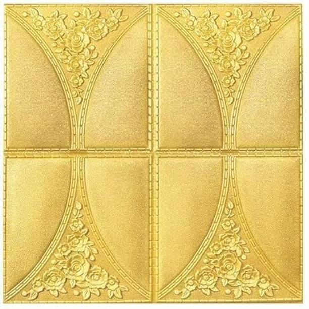 Floppy Art & Paintings Gold Wallpaper