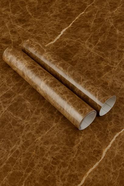 Peijinsart Vinyl Decorative Brown Wallpaper