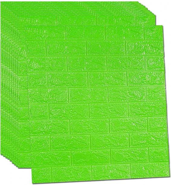 Tlismi Vinyl Decorative Green Wallpaper