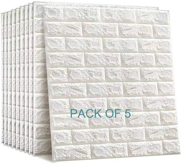 hventerprise Embossed Abstract White Wallpaper